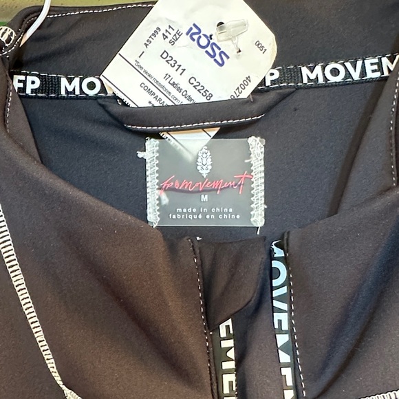 Black FP Movement Ski Suit with White Accents - Picture 3 of 4